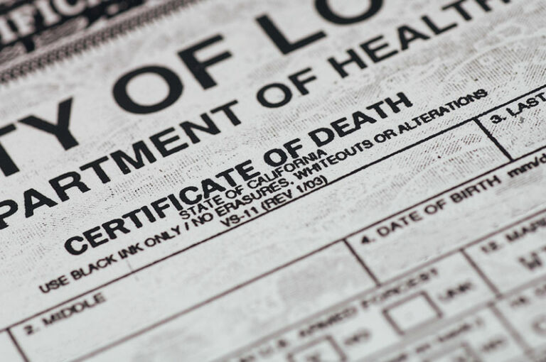Checklist Who to Notify When Someone Dies & Necessary Documents
