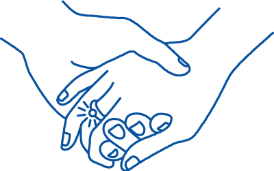 hands holding design