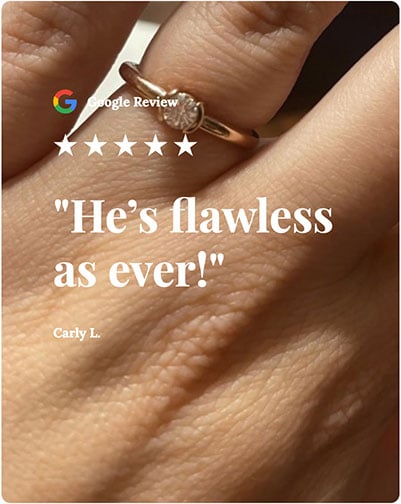 customer review on Google for Eterneva