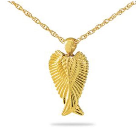 Keepsakes – Angel Wings Necklace angel wings necklace, gold