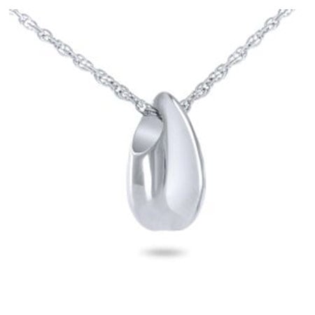 Keepsakes – Tear Drop Necklace silver tear drop necklace keepsake item