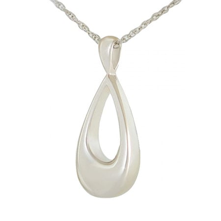 Keepsakes – Steel Tear Necklace silver tears steel necklace keepsake item