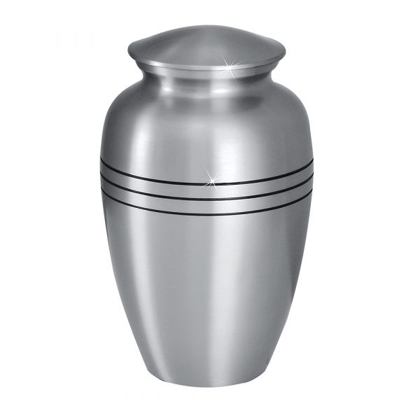 brass cremation urn, classic style