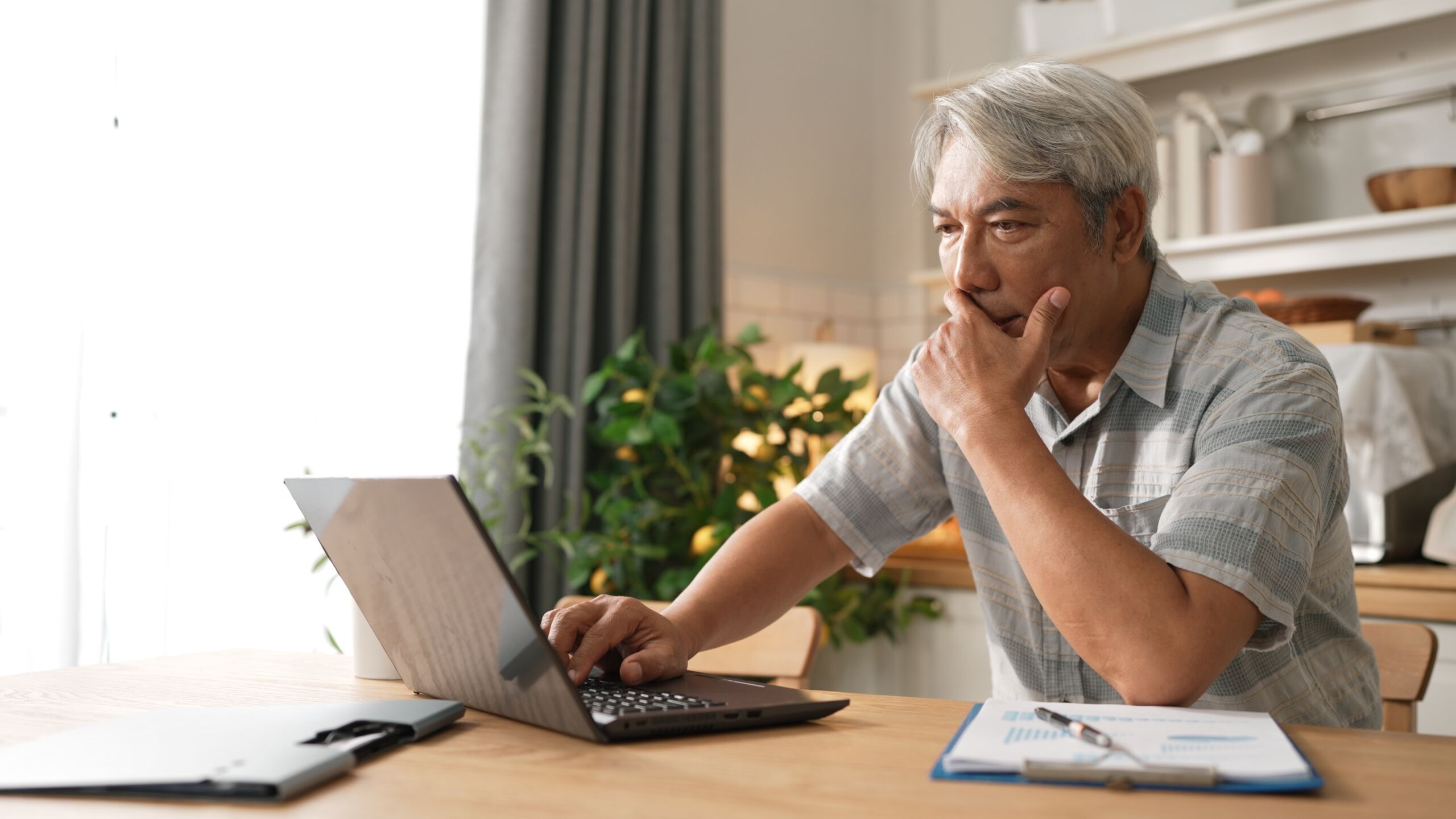 Senior considers cremation plans and explores his options