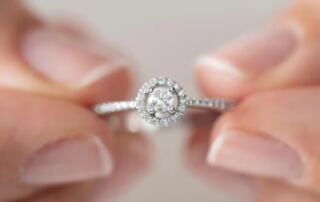 Diamond ring created by Eterneva