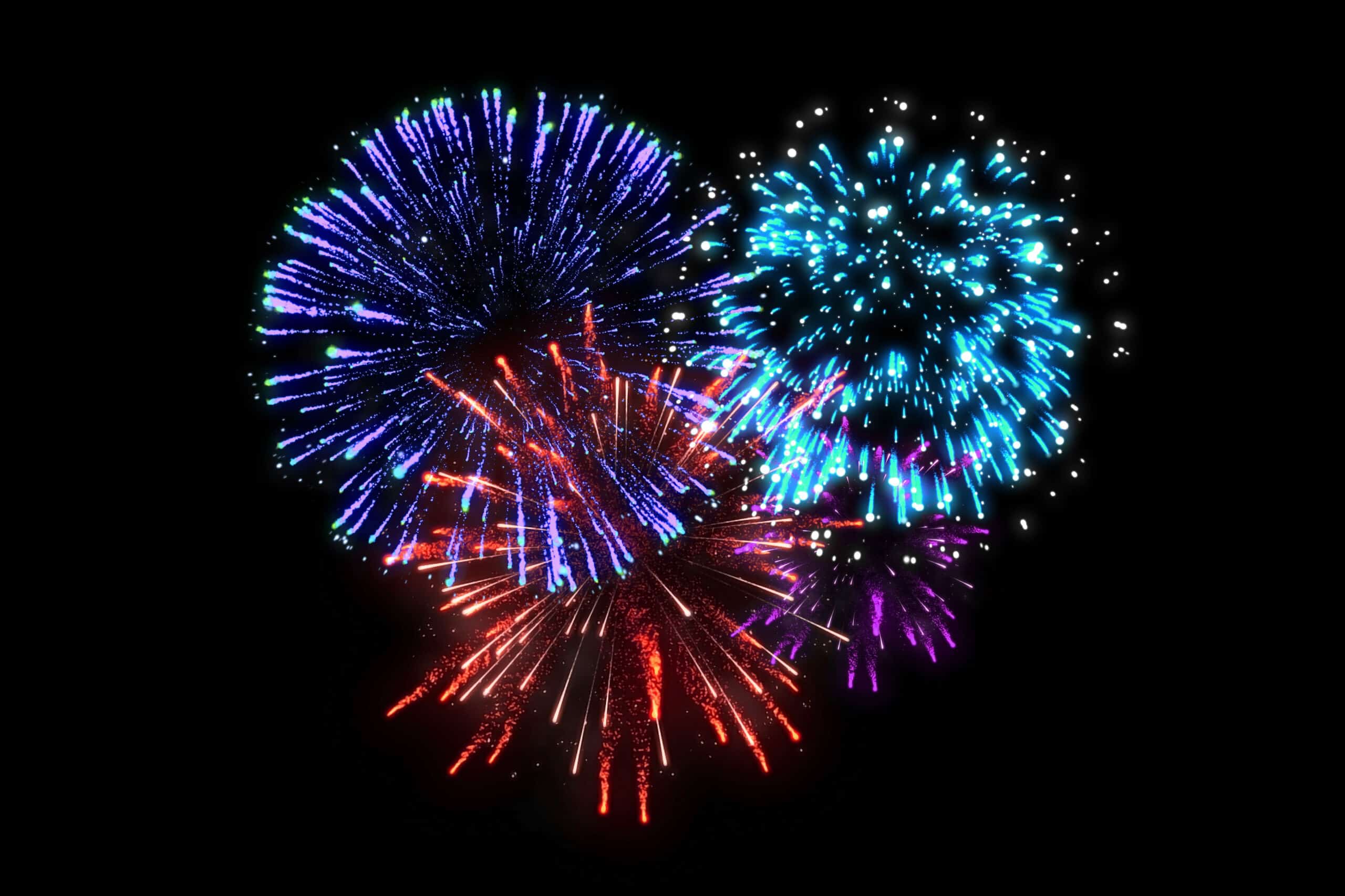 Cremation fireworks, celebration of life