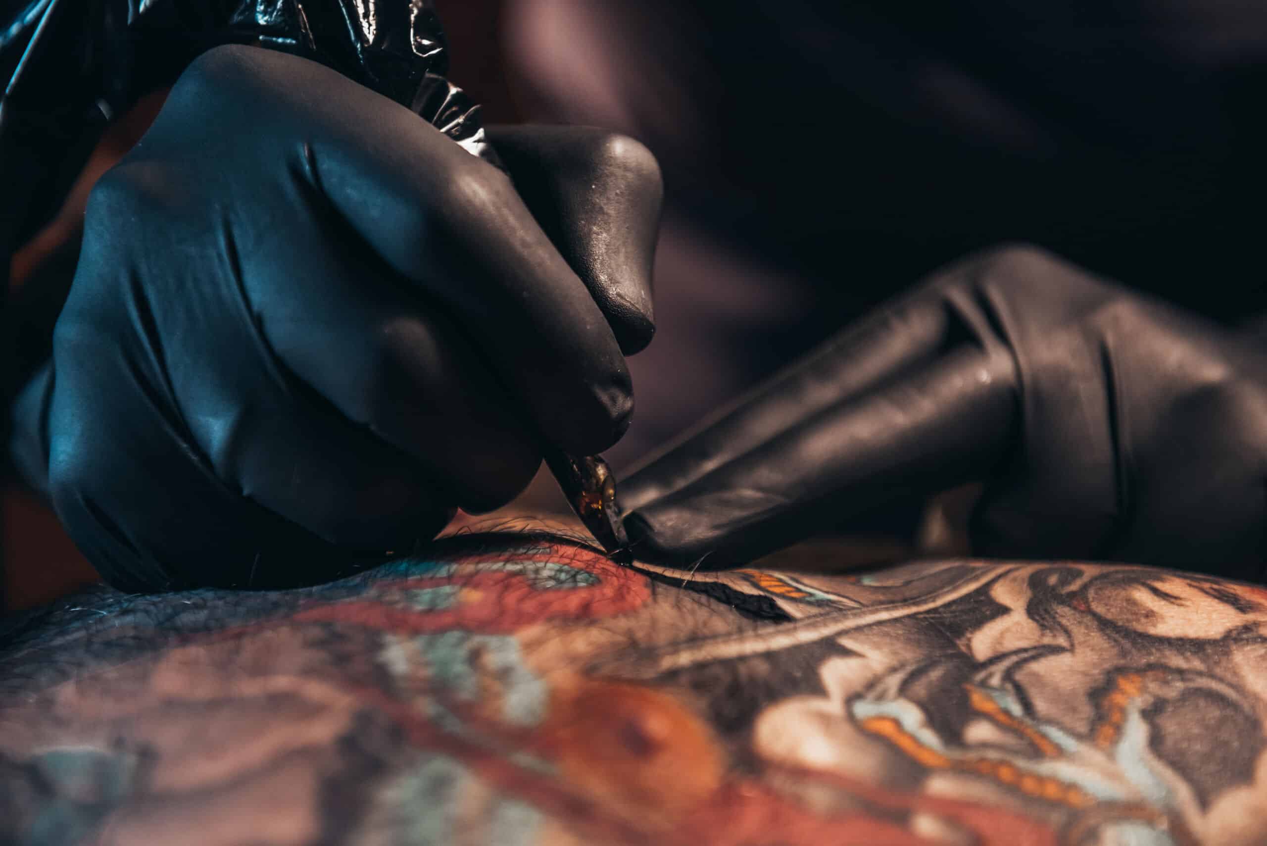 ash tattoos answering the question, what to do with cremated remains